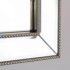 Metro Beaded Armadietto dei Medicinali a Incasso 16" x 26" - Head West: Montaggio a Parete, Cornice in Polistirolo, 3 Ripiani