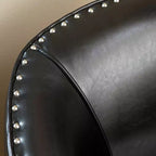 Poltrona Hawthorne Contemporary imbottita con borchie