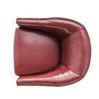 Poltrona Hawthorne Contemporary imbottita con borchie