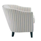 Poltrona Hawthorne Contemporary imbottita con borchie