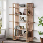 Libreria a Scala Etagere a 5 Ripiani da 180 cm