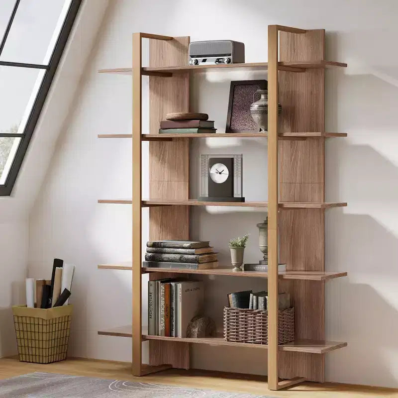 Libreria a Scala Etagere a 5 Ripiani da 180 cm
