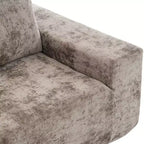 Divano modulare oversize da 142 W, divani componibili a nuvola imbottiti per soggiorno
