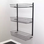 Cestino a G Teal Triangle | Sistema di stoccaggio a parete regolabile | Portata 54 kg