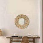 Specchio da Parete Rotondo Decorativo Moderno Design Elegante e Contemporaneo