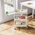 Carrello da Stoccaggio a 3 Livelli, Carrello Mobile Premium in Metallo con Ruote Bloccabili, Organizzatore Definitivo per Ogni Stanza della Casa