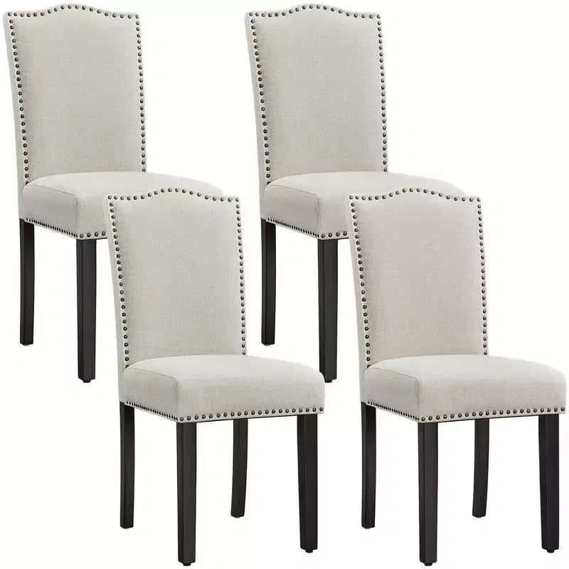 Yaheetech Set of 4 Modern Upholstered Dining Chairs for Living Room, Dining Room, Home, Kitchen