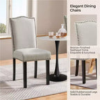 Yaheetech Set di 4 Sedie da Pranzo Imbottite Moderne per Soggiorno, Sala da Pranzo, Casa, Cucina