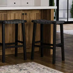 Sgabello da bar senza schienale Maven Lane Noah con similpelle, 76 cm