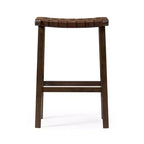 Sgabello da bar senza schienale Maven Lane Noah con similpelle, 76 cm