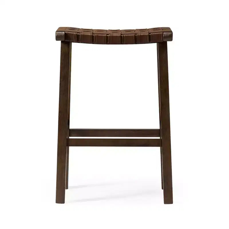 Sgabello da bar senza schienale Maven Lane Noah con similpelle, 76 cm