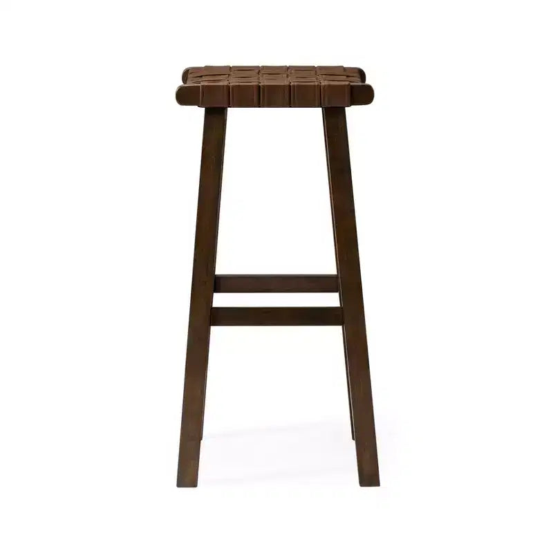 Sgabello da bar senza schienale Maven Lane Noah con similpelle, 76 cm