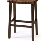 Sgabello da bar senza schienale Maven Lane Noah con similpelle, 76 cm