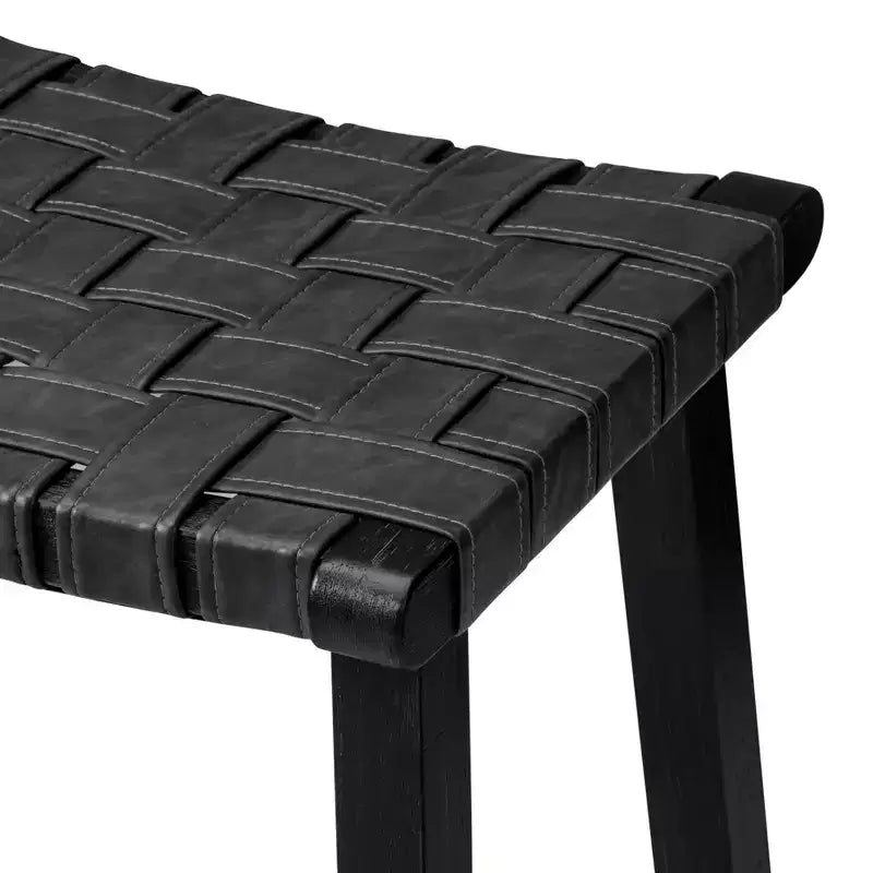 Sgabello da bar senza schienale Maven Lane Noah con similpelle, 76 cm