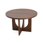 Christopher Knight Home Beau Tavolo da pranzo rotondo rustico da 48 pollici in legno con gambe incrociate