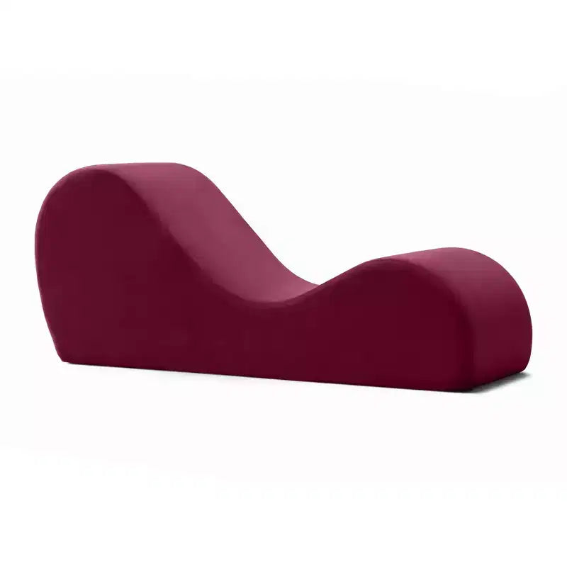 Avana Chaise Longue Elegante per Yoga - Prodotto negli USA - Ottima per Stretching, Rilassamento, Esercizi e Altro, 60P x 18L x 26A pollici, Grigio Chiaro