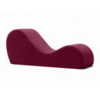 Avana Chaise Longue Elegante per Yoga - Prodotto negli USA - Ottima per Stretching, Rilassamento, Esercizi e Altro, 60P x 18L x 26A pollici, Grigio Chiaro