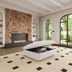 1 Piece Soft and Comfortable Sofa OttomanFilled With Down
