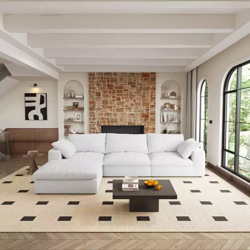 1 pièce, pouf de canapé doux et confortable, rempli de duvet