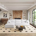 1 pièce, pouf de canapé doux et confortable, rempli de duvet