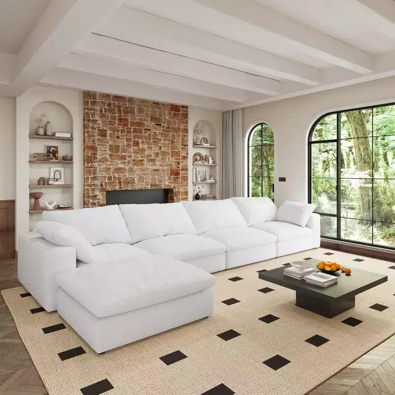 1 pièce, pouf de canapé doux et confortable, rempli de duvet