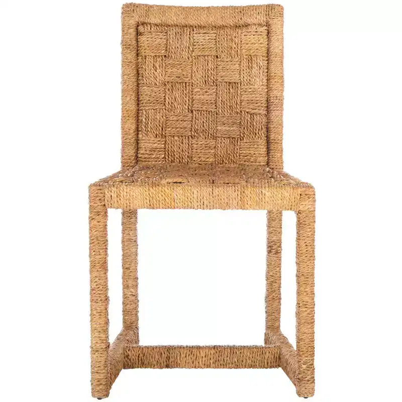 Chaise de salle à manger tissée Jermaine (Lot de 2) - SFV1308 - Naturel - Safavieh Couture