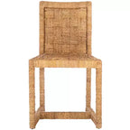 Chaise de salle à manger tissée Jermaine (Lot de 2) - SFV1308 - Naturel - Safavieh Couture