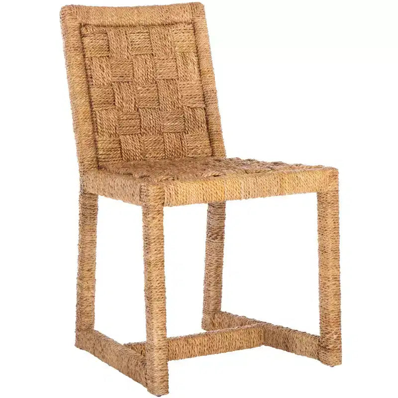 Chaise de salle à manger tissée Jermaine (Lot de 2) - SFV1308 - Naturel - Safavieh Couture
