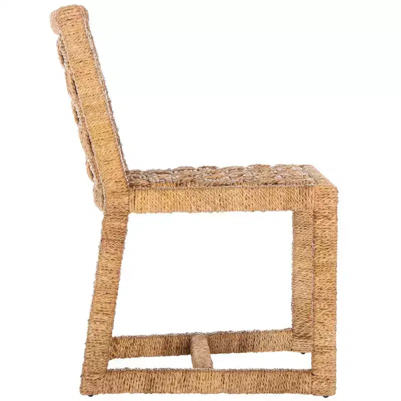 Chaise de salle à manger tissée Jermaine (Lot de 2) - SFV1308 - Naturel - Safavieh Couture