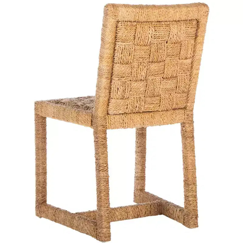 Chaise de salle à manger tissée Jermaine (Lot de 2) - SFV1308 - Naturel - Safavieh Couture