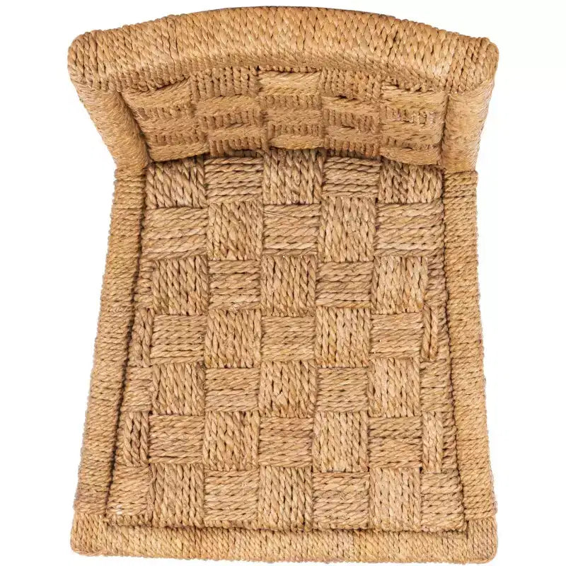 Chaise de salle à manger tissée Jermaine (Lot de 2) - SFV1308 - Naturel - Safavieh Couture