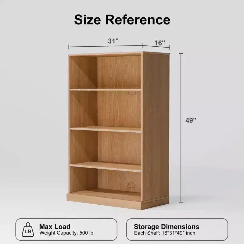 Mobile credenza accentato in legno 49*31*16, organizer portaoggetti con ripiani regolabili per cucina, camera da letto, soggiorno, sala da pranzo