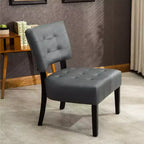 Poltrona di design Okak moderna, poltrona trapuntata in bouclé Movile con seduta oversize per soggiorno, camera da letto, appartamento
