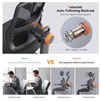 Sedia da ufficio ergonomica Newtral - Nera