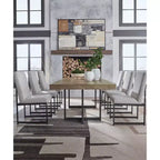 Signature Design by Ashley Sedie da pranzo moderne imbottite Tomtyn, set da 2, beige