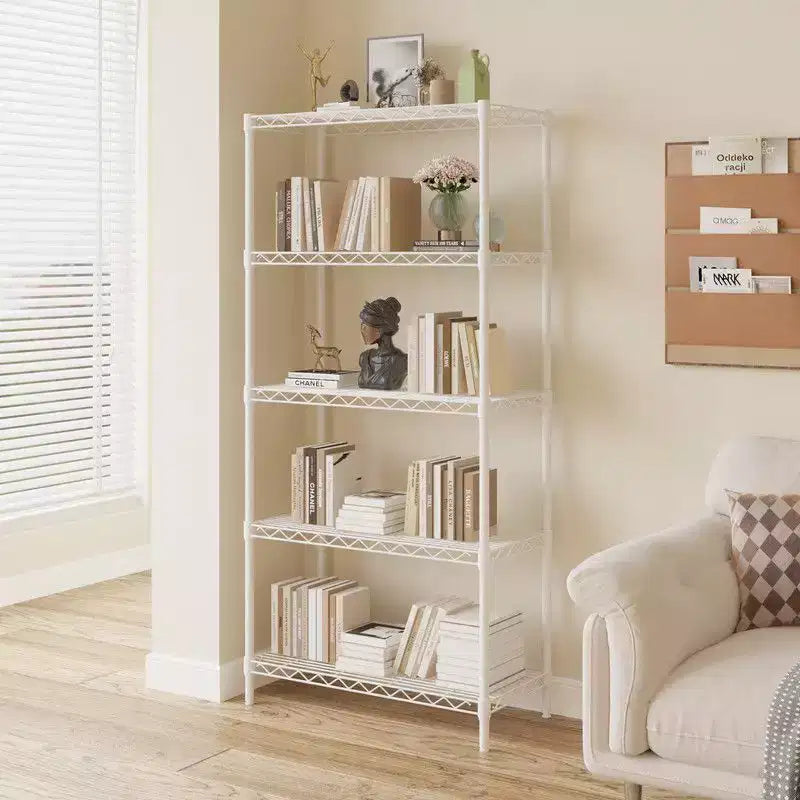 Karl Home 5 Tier Storage Rack Wire Shelving Unit Storage Shelves Black