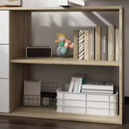 Scrivania da Ufficio a Pedistallo Singolo Famapy: Postazione di Lavoro Modulare con Organizzatore a 3 Cassetti, Ripiano Aperto e Spazio di Archiviazione Regolabile Scrivania per Computer per l'Home Office