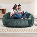 MAYEERTY Poltrona Sacco Pouf/Poggiapiedi per Adulti/Bambini (Uso Interno/Esterno)