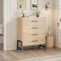 38.6 Tall Dresser, 4 Dresser for Bedroom, Wooden Closet Storage Chest, Storage Freestanding, for Living Room, Bedroom