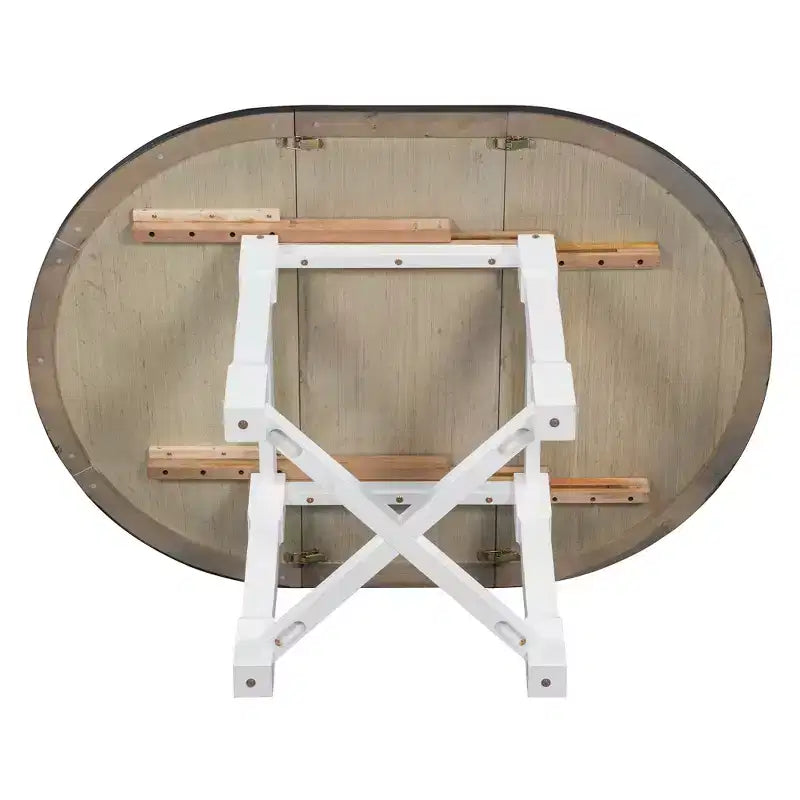 Set da pranzo allungabile Whisen da 5 pezzi per 4 persone, tavolo da pranzo rotondo per 4 persone con sedie imbottite