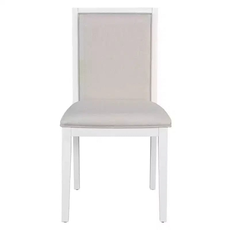 Set da pranzo allungabile Whisen da 5 pezzi per 4 persone, tavolo da pranzo rotondo per 4 persone con sedie imbottite