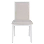 Set da pranzo allungabile Whisen da 5 pezzi per 4 persone, tavolo da pranzo rotondo per 4 persone con sedie imbottite