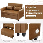 Poltrona letto regolabile Whisen 51.57 con 3 porte USB