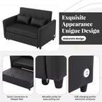 Poltrona letto regolabile Whisen 51.57 con 3 porte USB