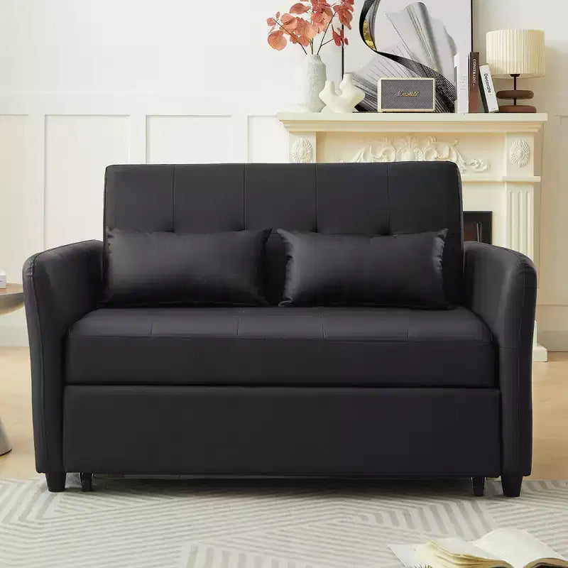 Whisen 51.57 Adjustable Sleeper Chair with 3 USB Ports
