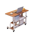 31.5 Adjustable Table Student Computer Portable Furniture Small Spaces Sofa Bedroom Bedside Desk Learn Play Game Desk On Wheels Movable