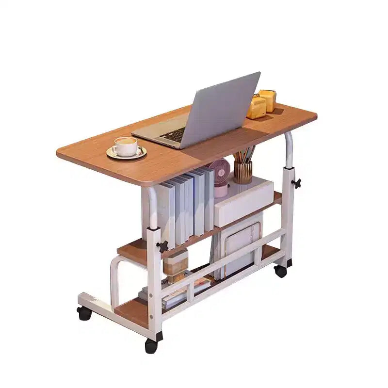 31.5 Adjustable Table Student Computer Portable Furniture Small Spaces Sofa Bedroom Bedside Desk Learn Play Game Desk On Wheels Movable