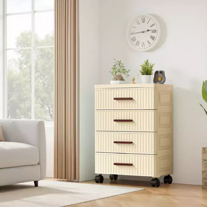 Multifunctional Drawer Storage Cabinet, Bedside Table Storage Cabinet, Children's Toys Books Clothes Storage Cabinet, For Living Room, Bedroom