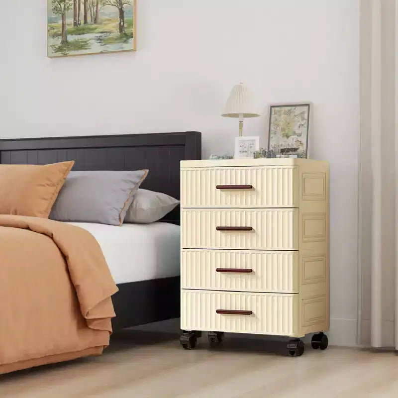 Meuble de rangement multifonctionnel à tiroirs, Table de chevet, Meuble de rangement pour jouets, livres et vêtements d'enfants, Pour salon, chambre à coucher