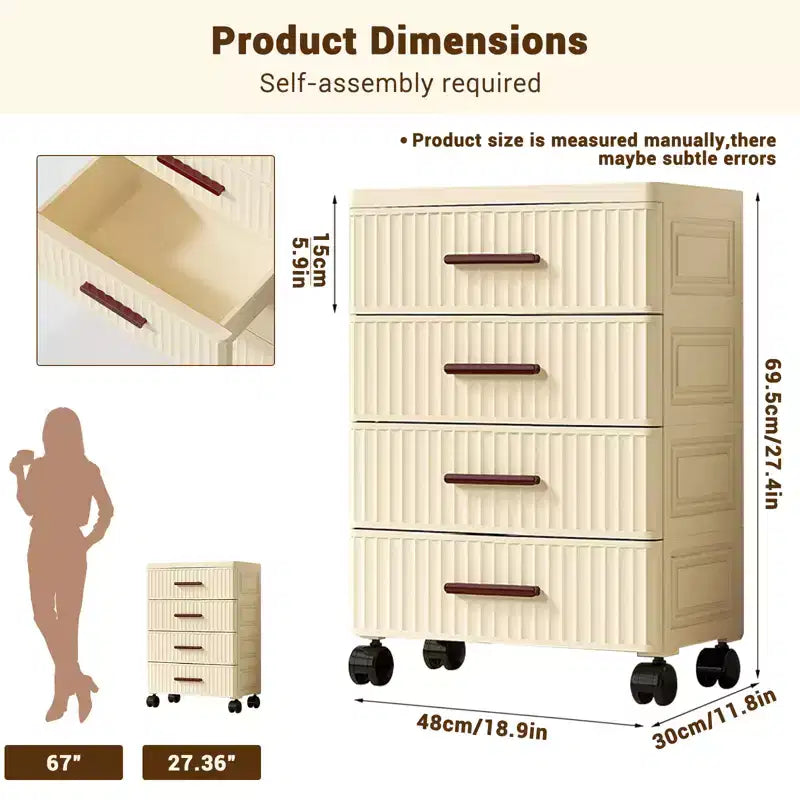 Comò multifunzione con cassetti, comodino con cassetti, mobile contenitore per giocattoli, libri e vestiti per bambini, per soggiorno, camera da letto